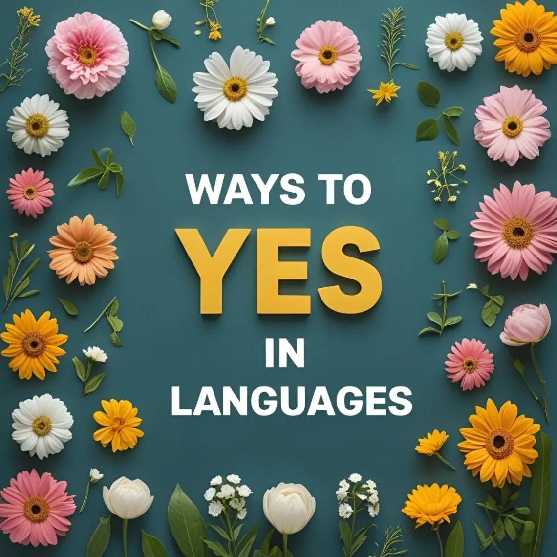 ways to say yes in different languages