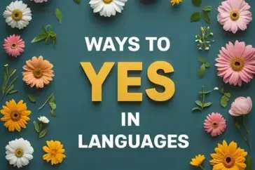 ways to say yes in different languages