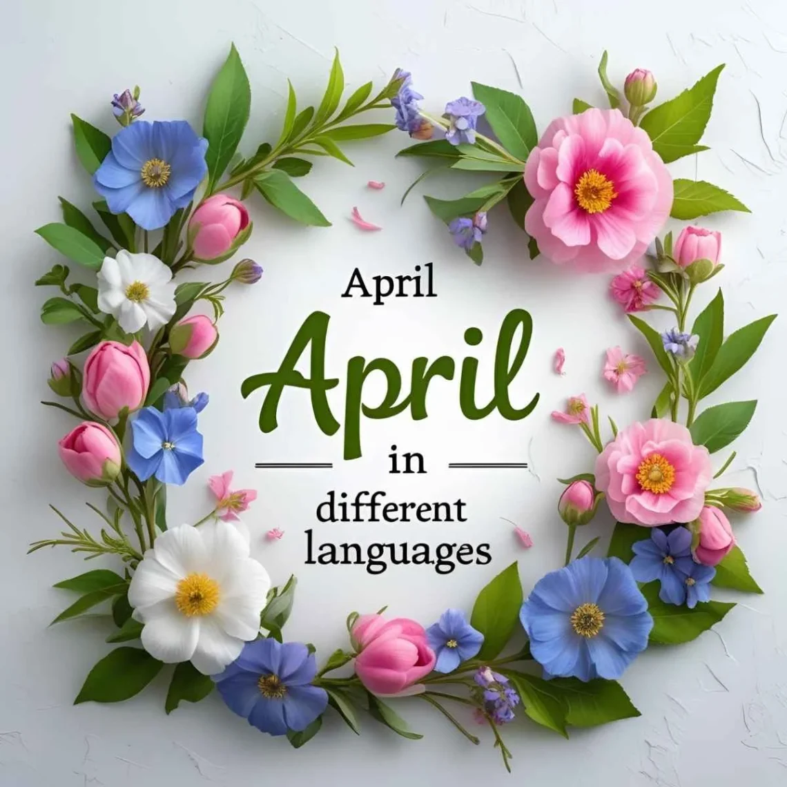 april in different languages