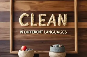 clean in different languages