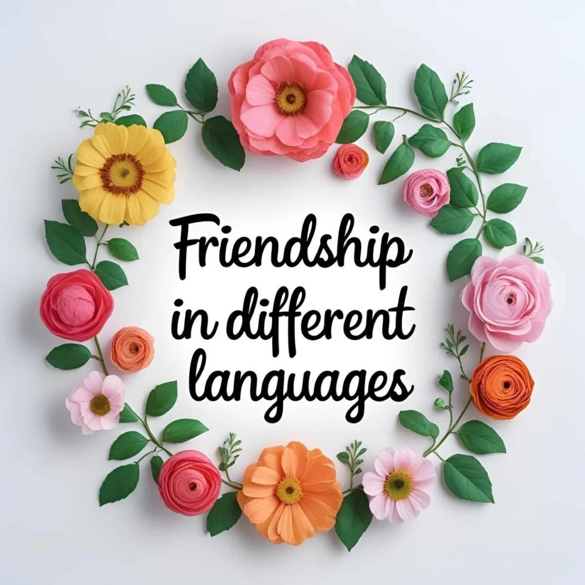 friendship in different languages