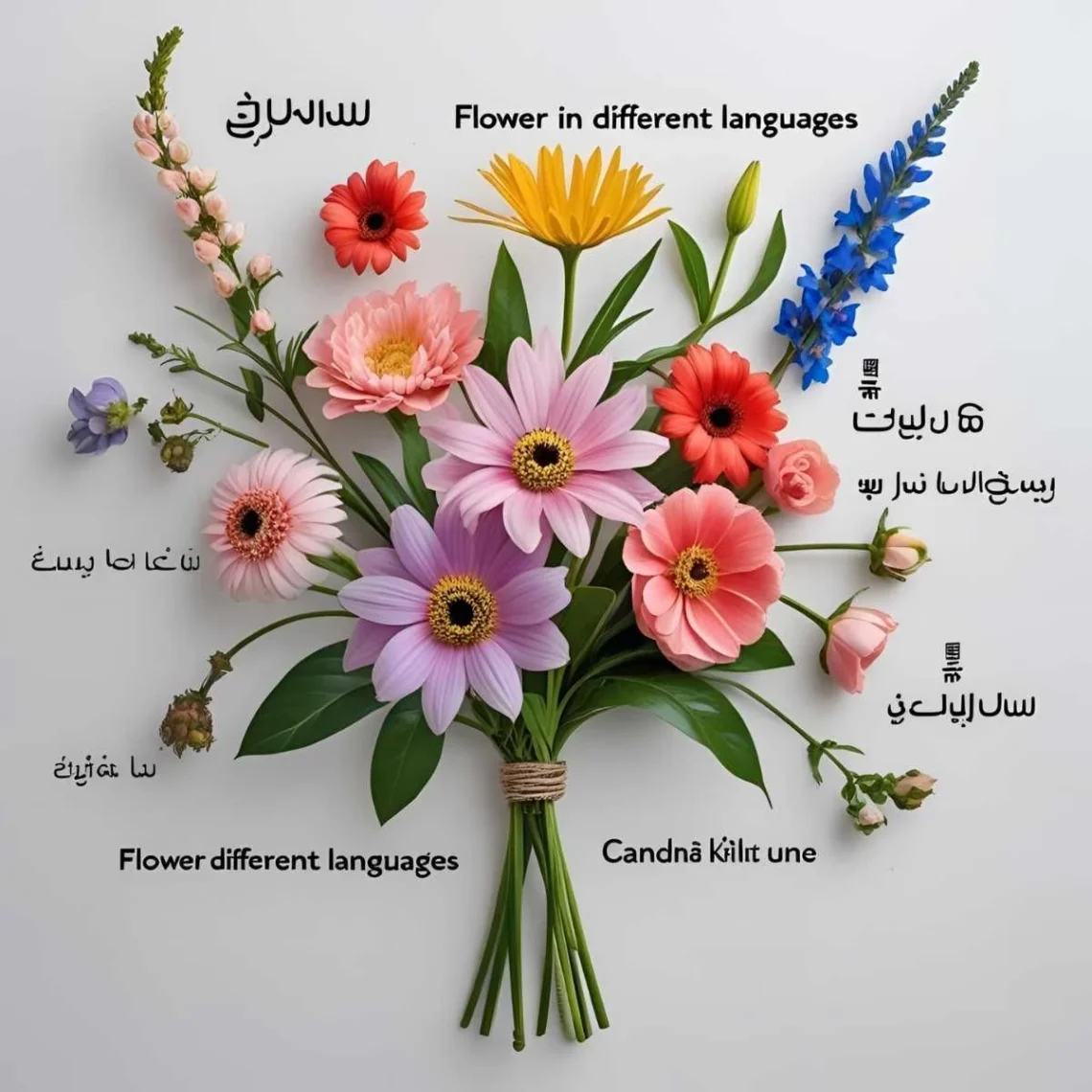 how to say flower in different languages