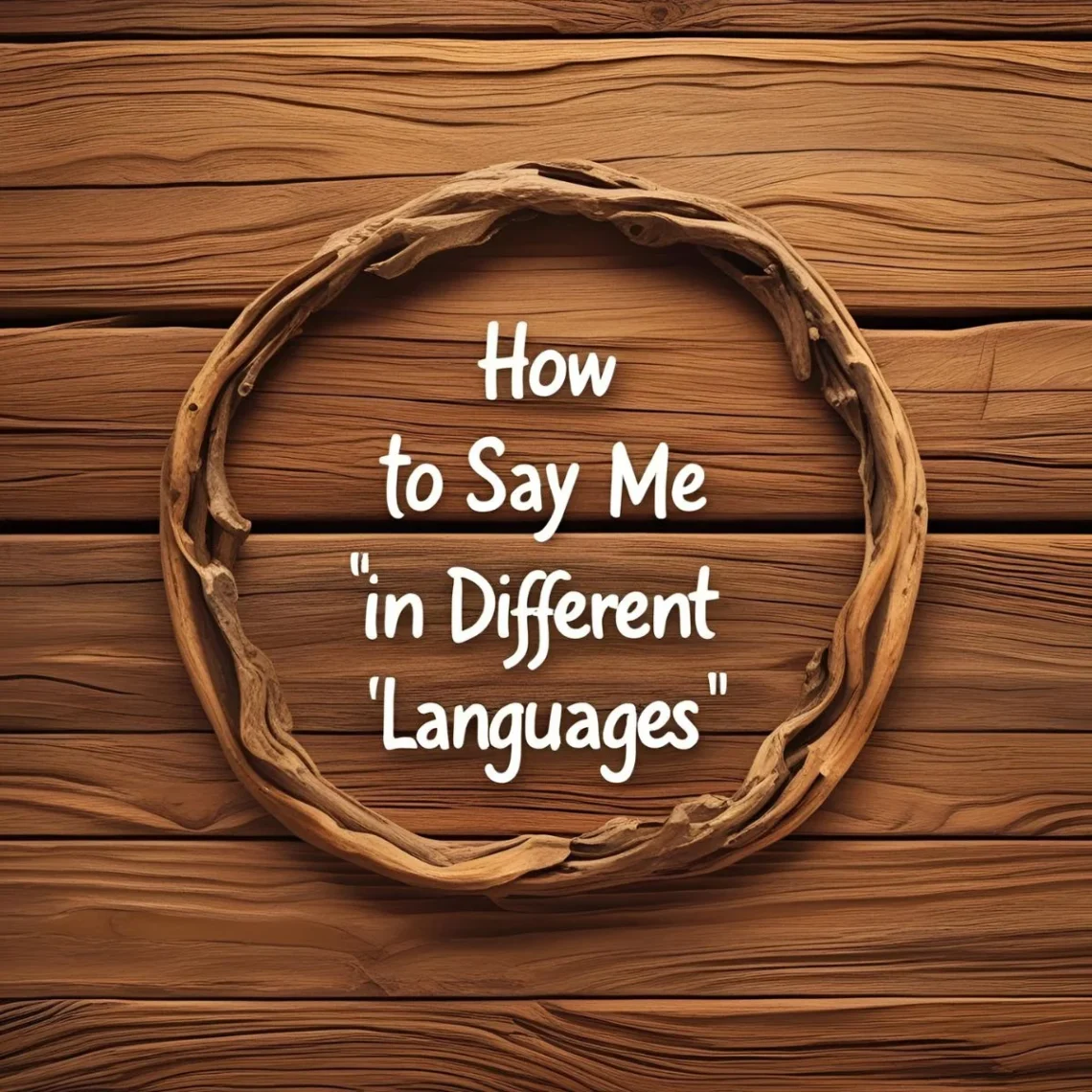 how to say me in different languages