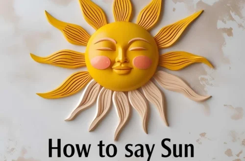 how to say sun in different languages