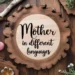 mother in different languages