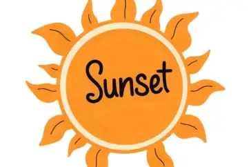 sunset in different languages