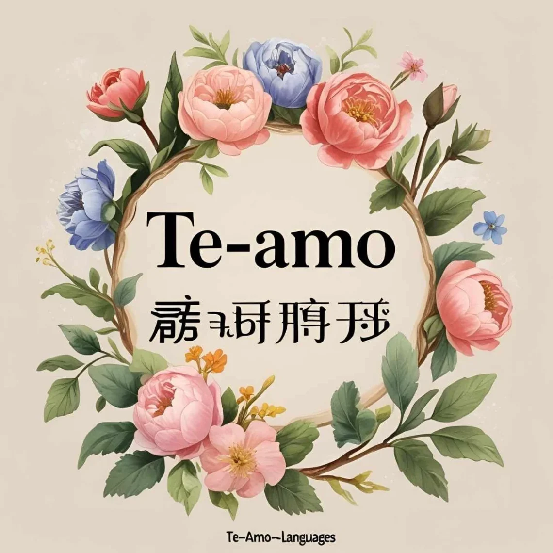 te amo in different languages