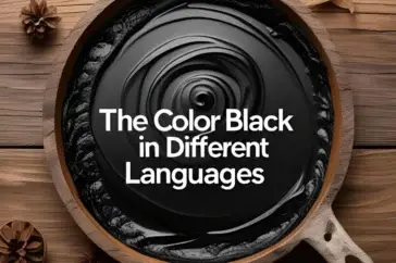 the color black in different languages