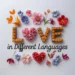 word love in different languages