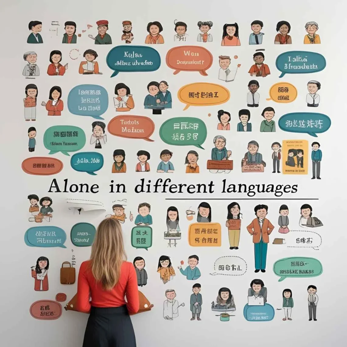 alone in different languages