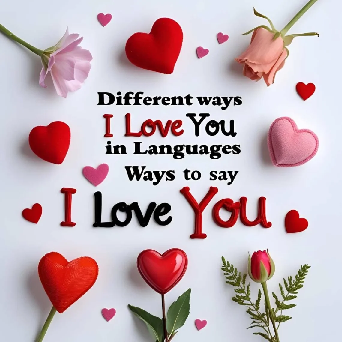 different ways to say i love you in different languages