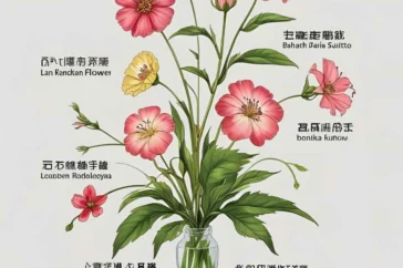 flower names in different languages