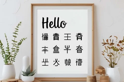 hello in different languages printable