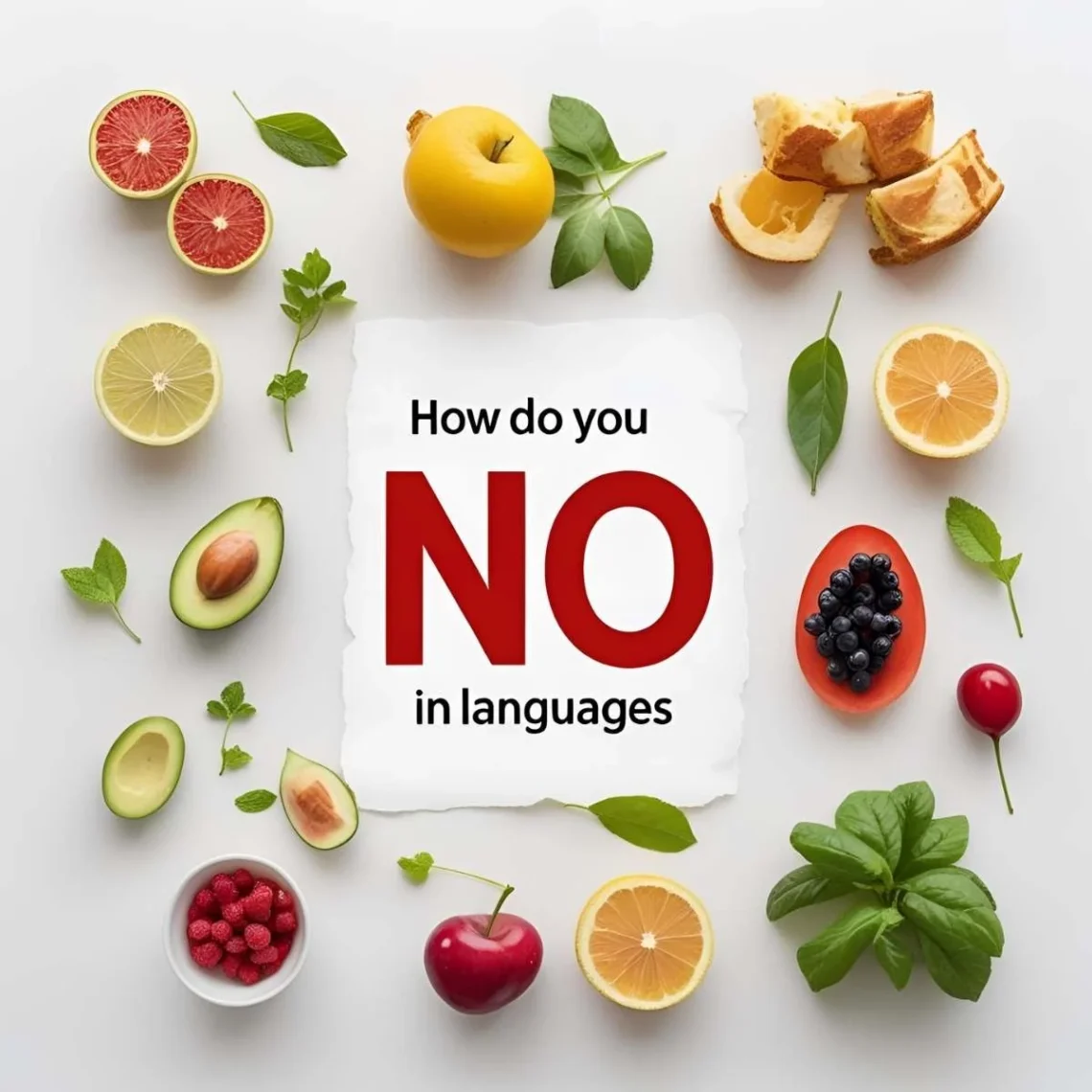 how do you say no in different languages