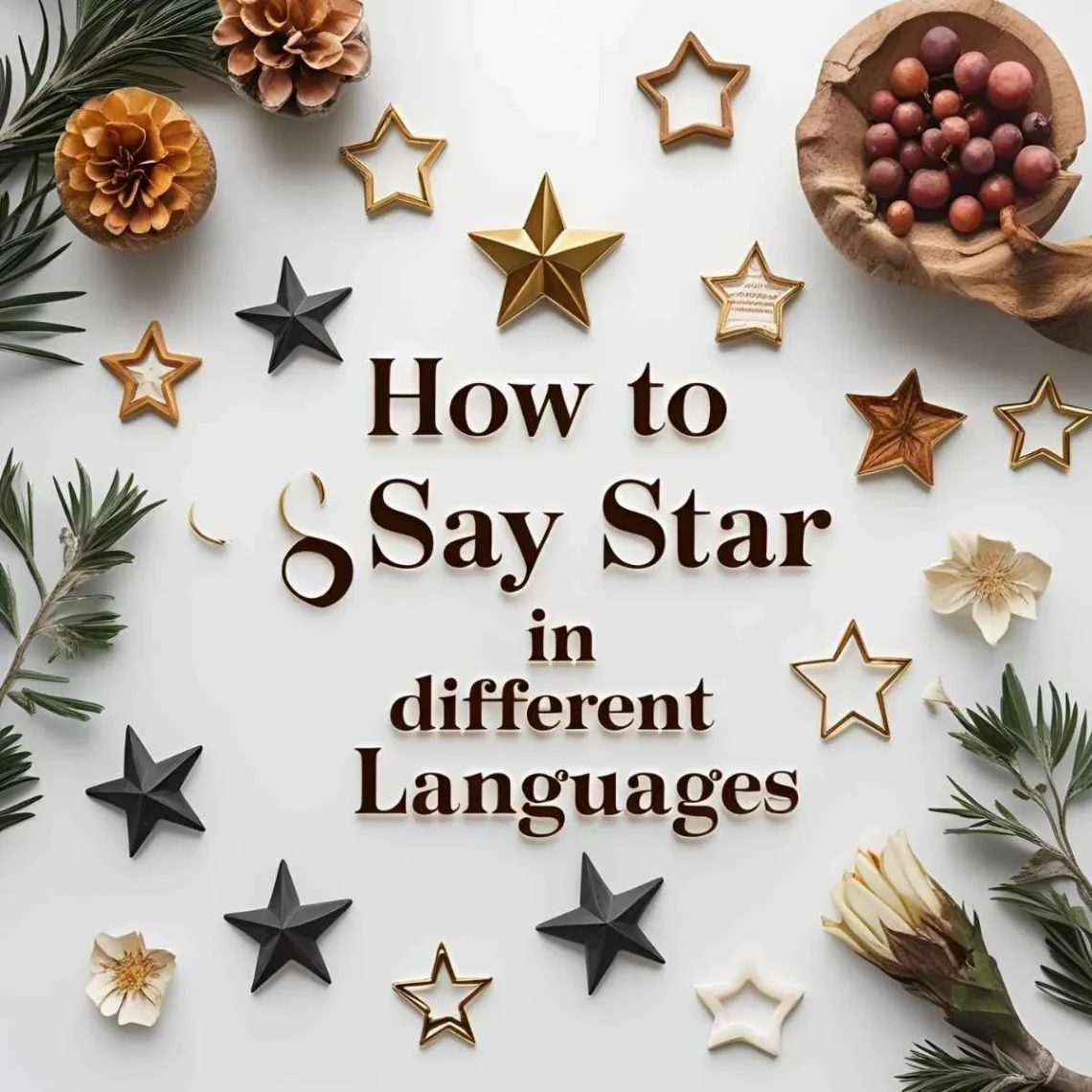 how to say star in different languages