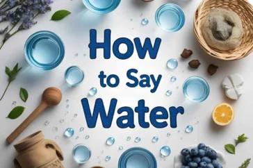 how to say water in different languages