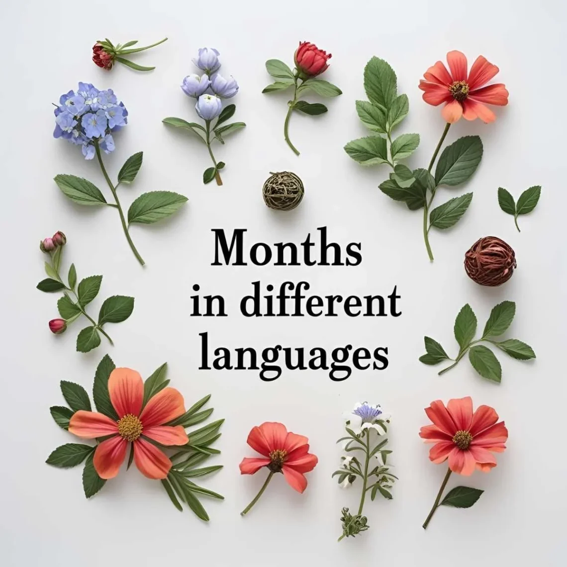 months in different languages