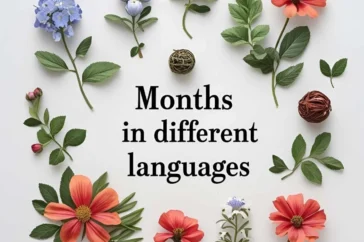 months in different languages