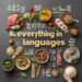 everything in different languages