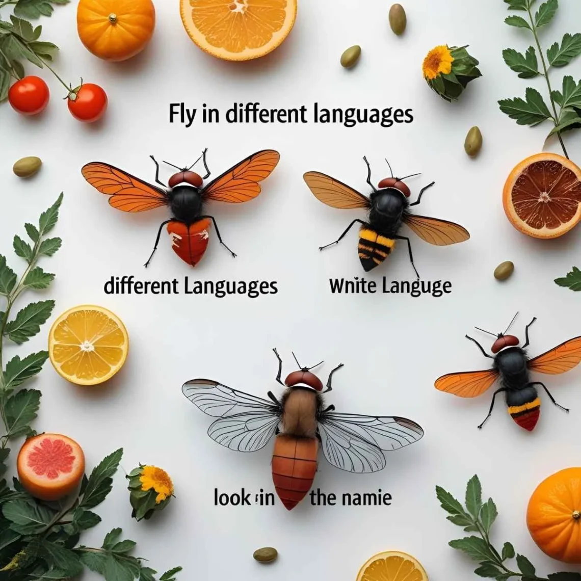 fly in different languages