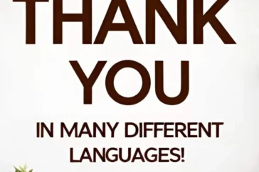 thank you in many different languages
