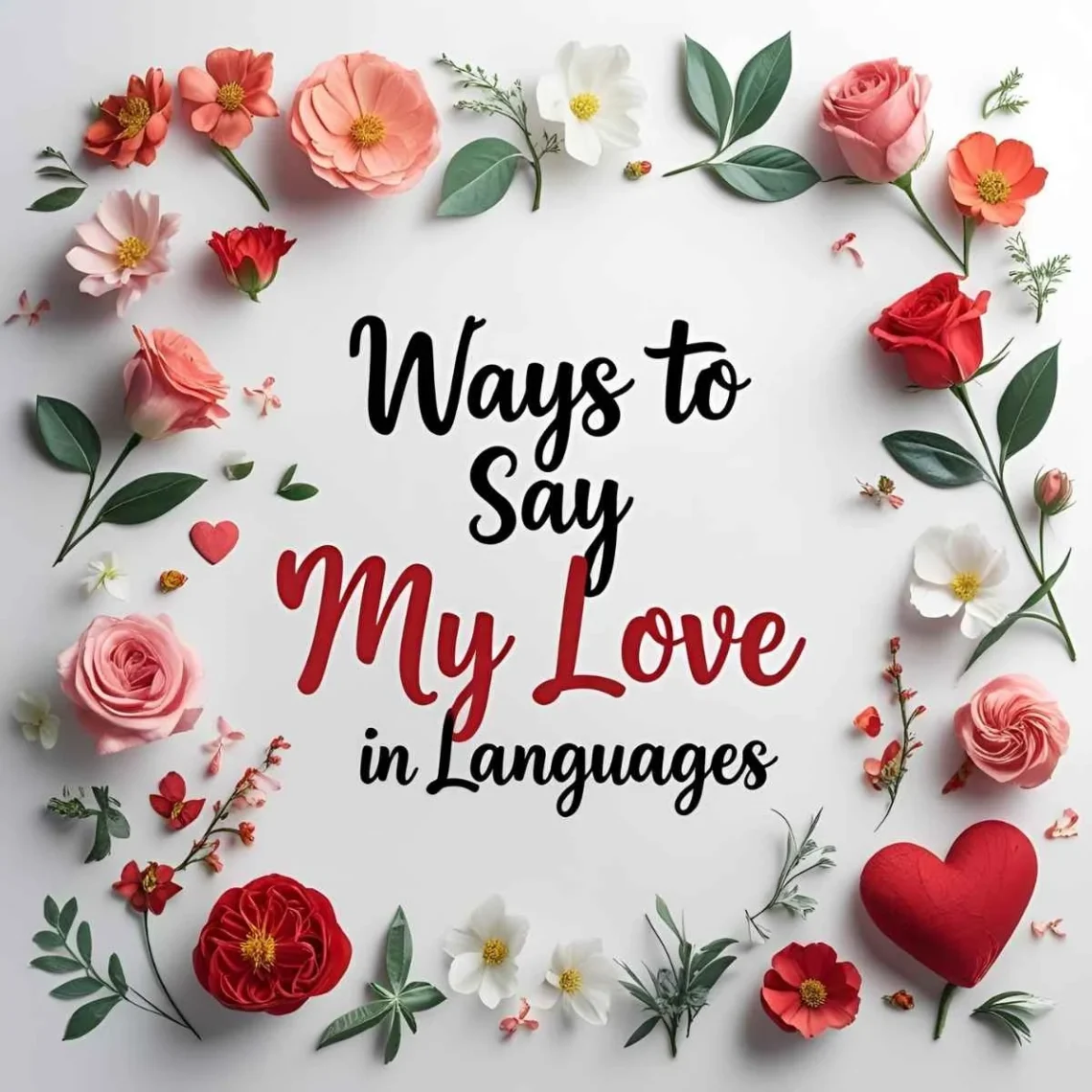 ways to say my love in different languages