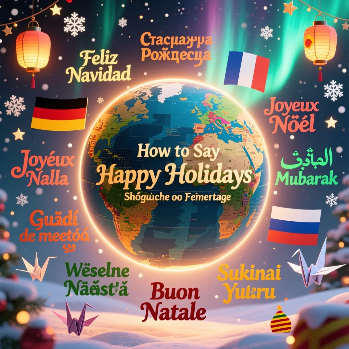 how to say happy holidays in different languages