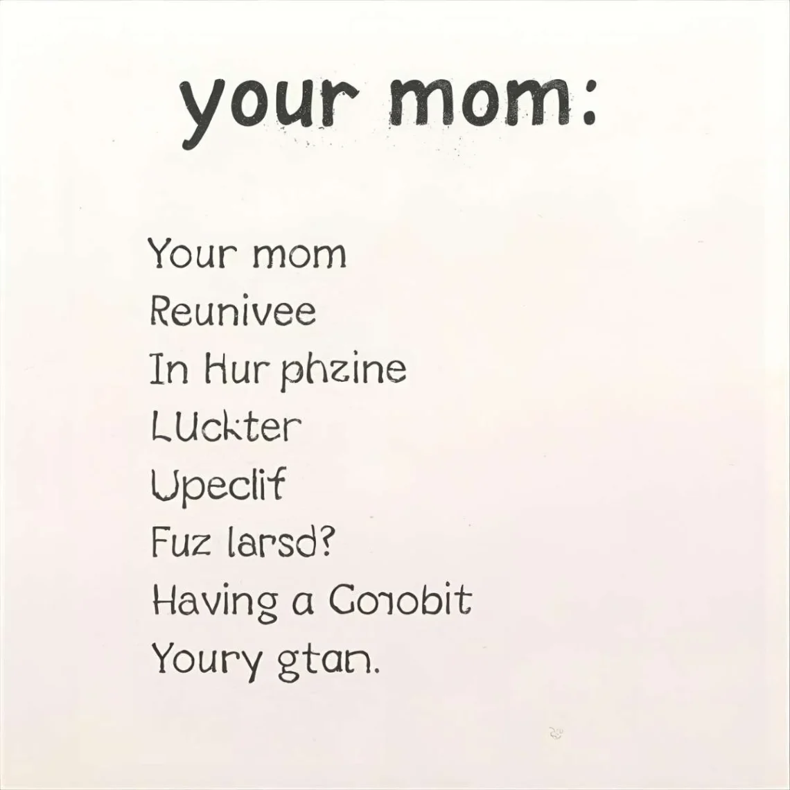 your mom in different languages