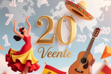 how to say 20 in spanish