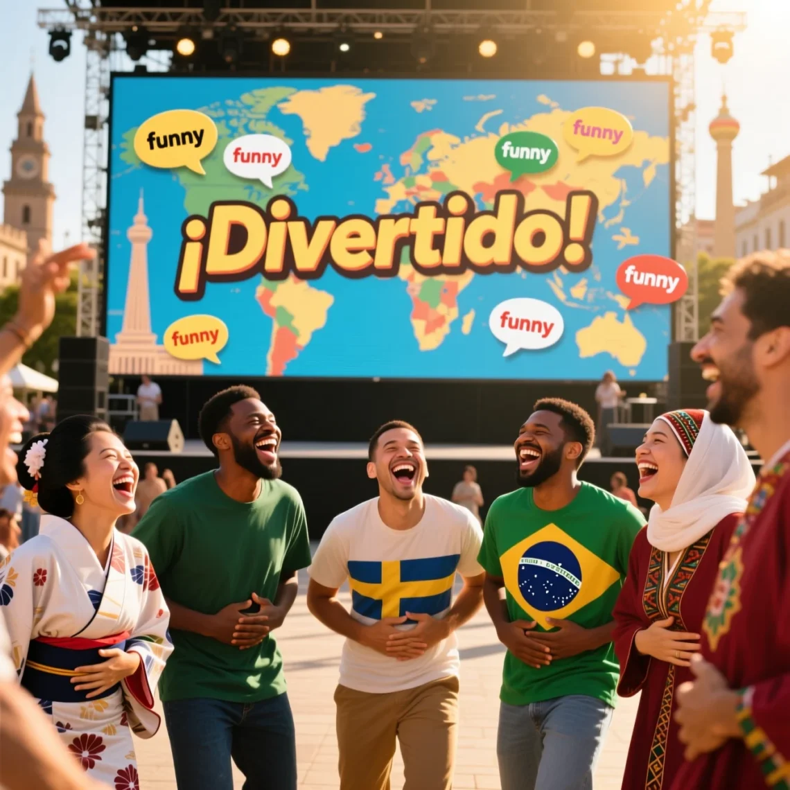 how do you say funny in spanish