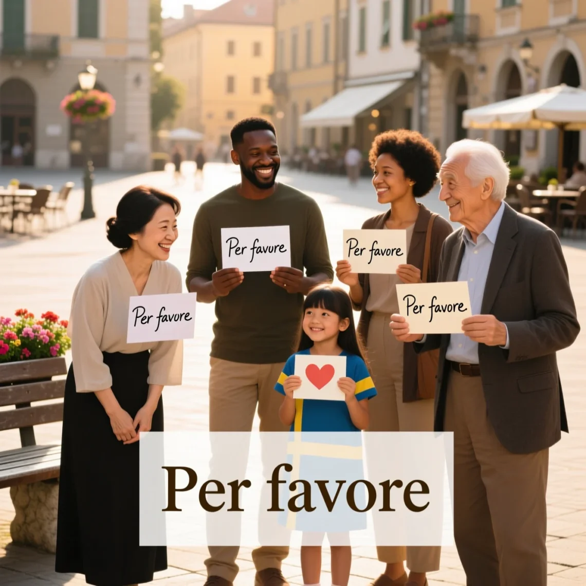 how to say please in italian
