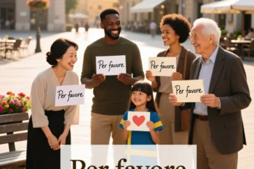 how to say please in italian