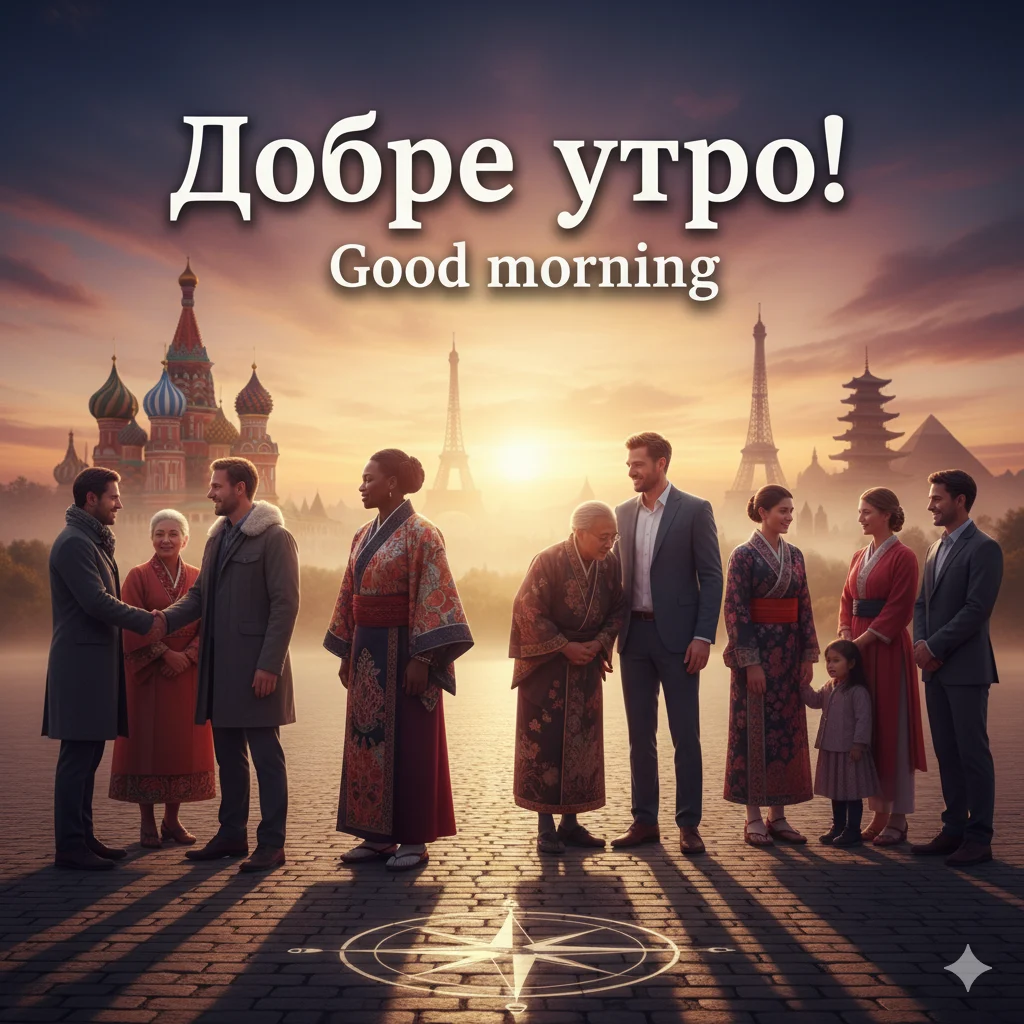 how do you say good morning in russian