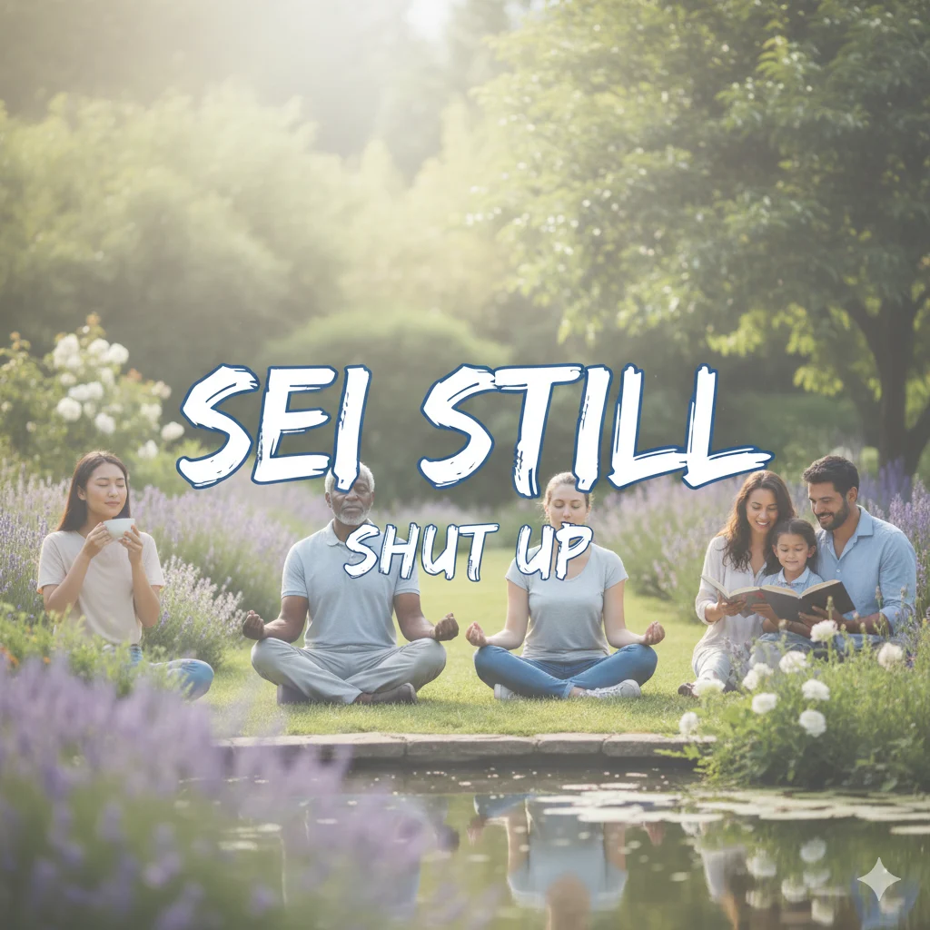 how to say shut up in german