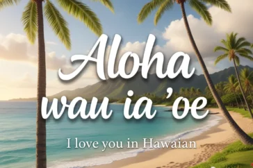 how to say i love you in hawaiian