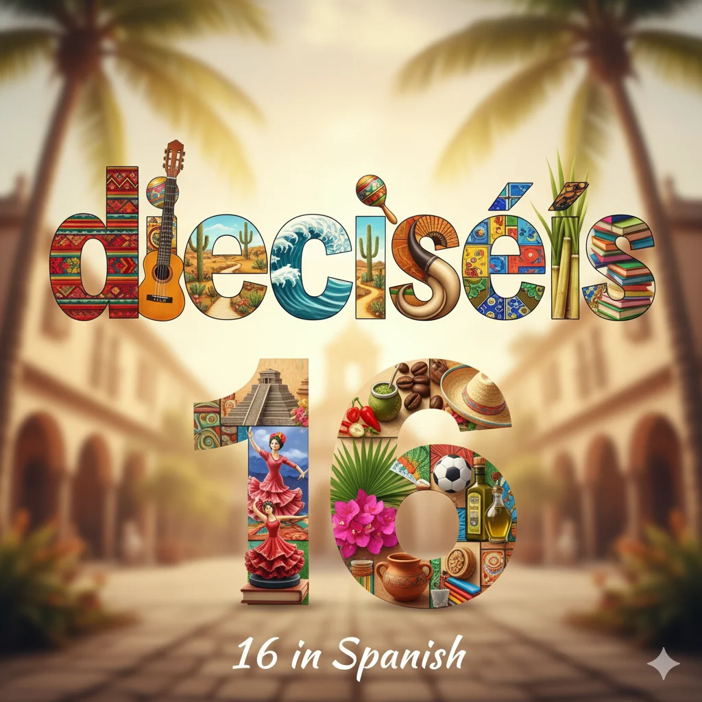 how do you say 16 in spanish