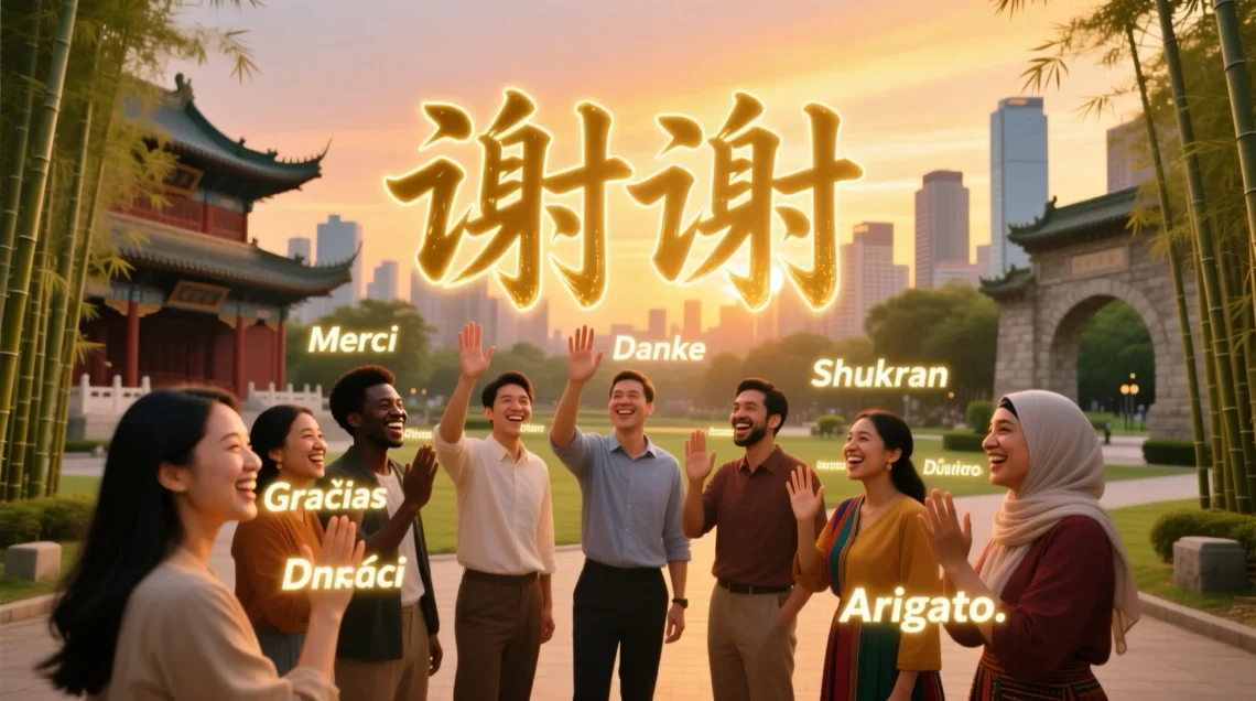 how do you say thank you in mandarin