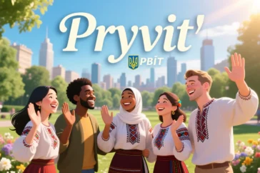 how to say hi in ukrainian