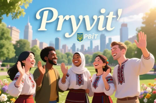 how to say hi in ukrainian