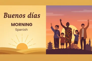 how to say morning in spanish
