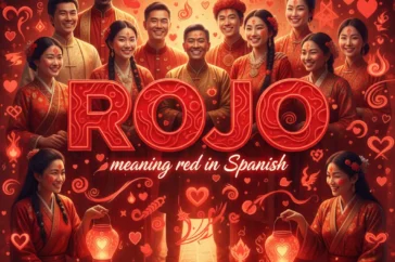 how to say red in spanish