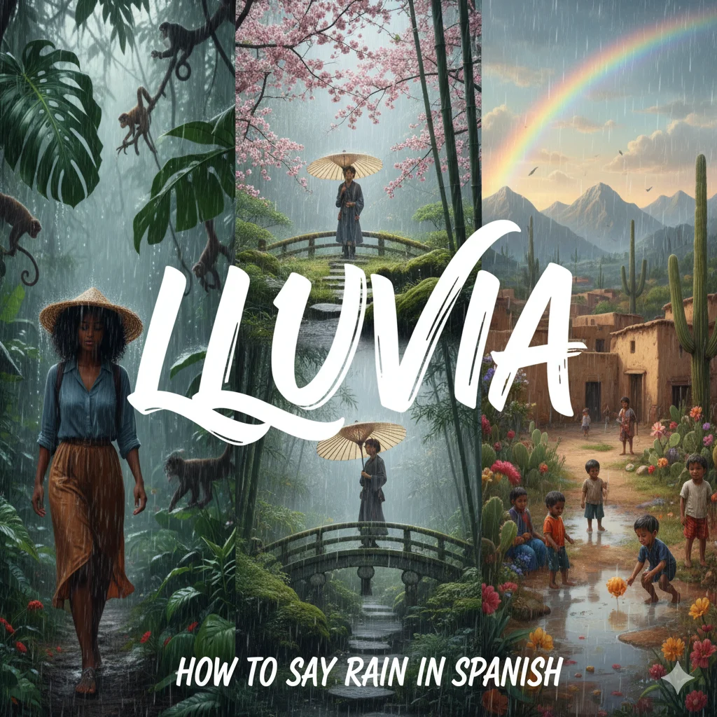 how do you say rain in spanish