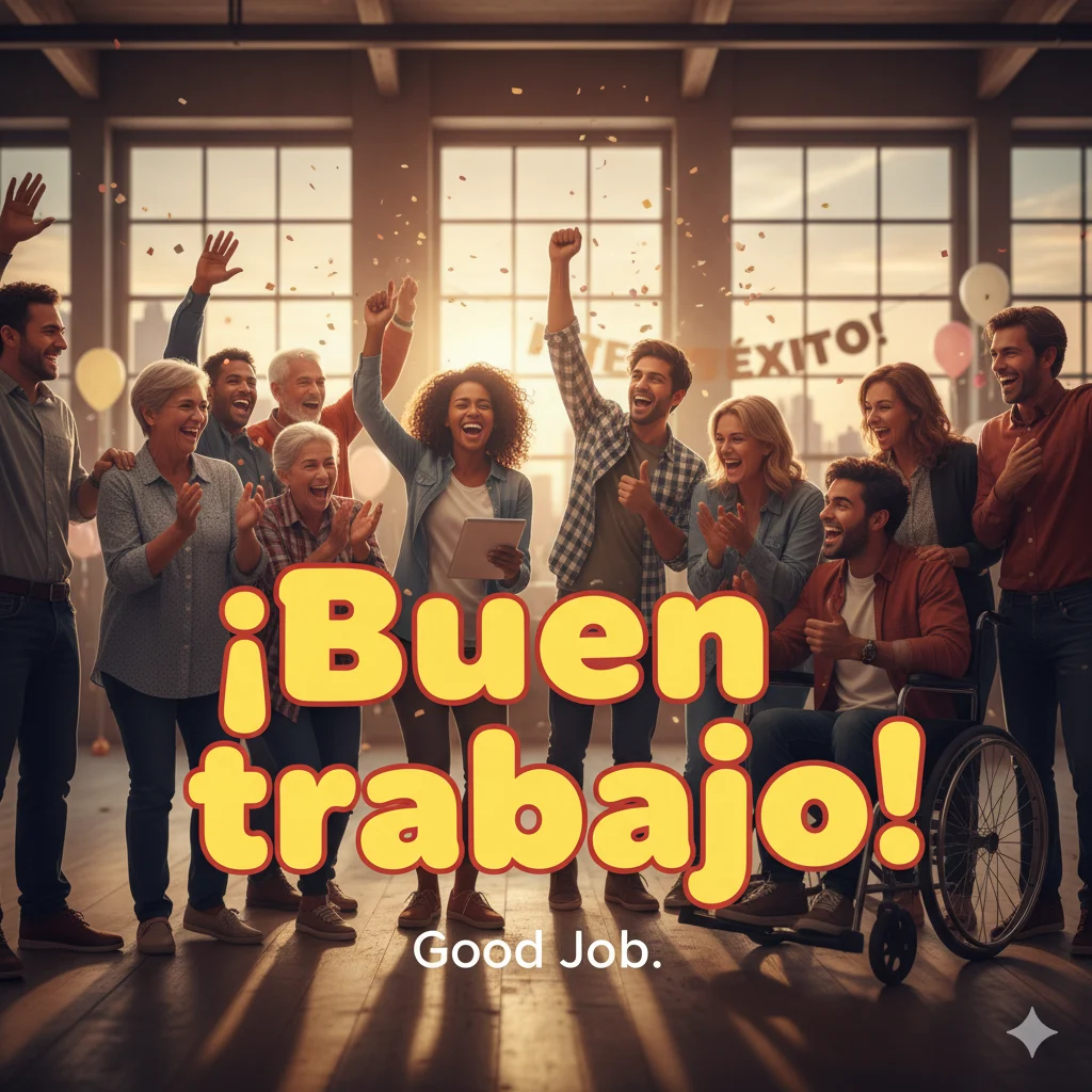 how to say good job in spanish