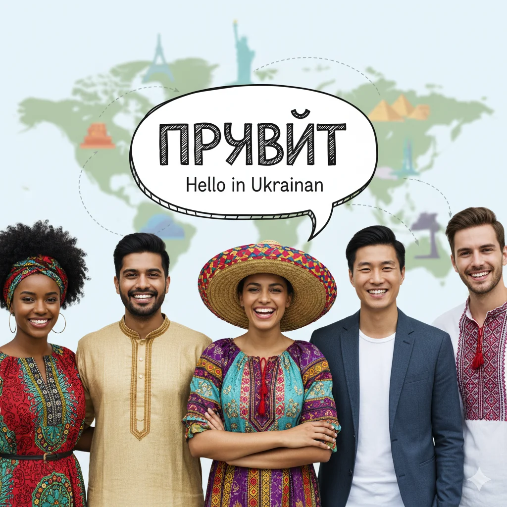 how do you say hello in ukrainian