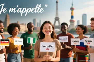 how do you say my name is in french