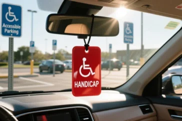 what does a red handicap placard mean