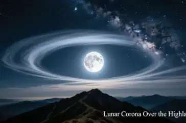 what does a ring around the moon mean