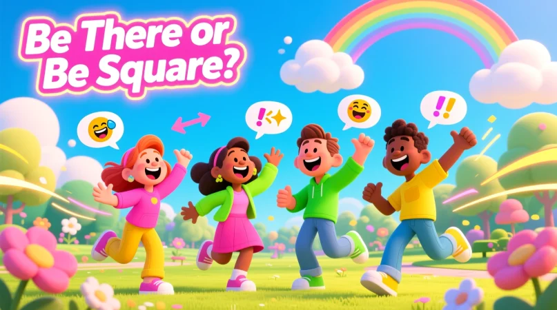 what does be there or be square mean