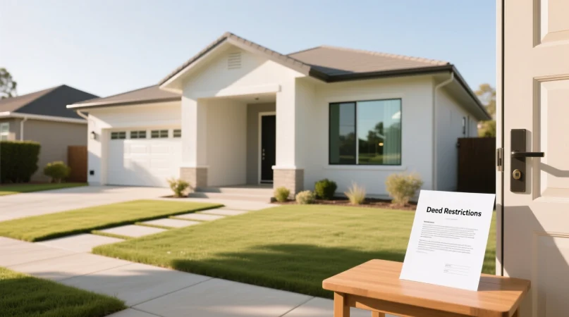 what does deed restricted mean