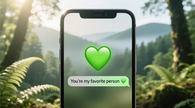 what does green heart mean